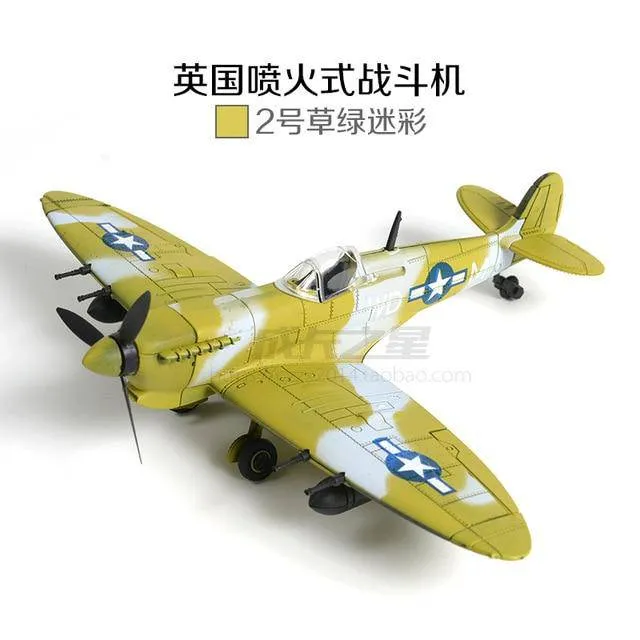 1/48 Scale Assemble Fighter Model Building Kit Military Toys WW2