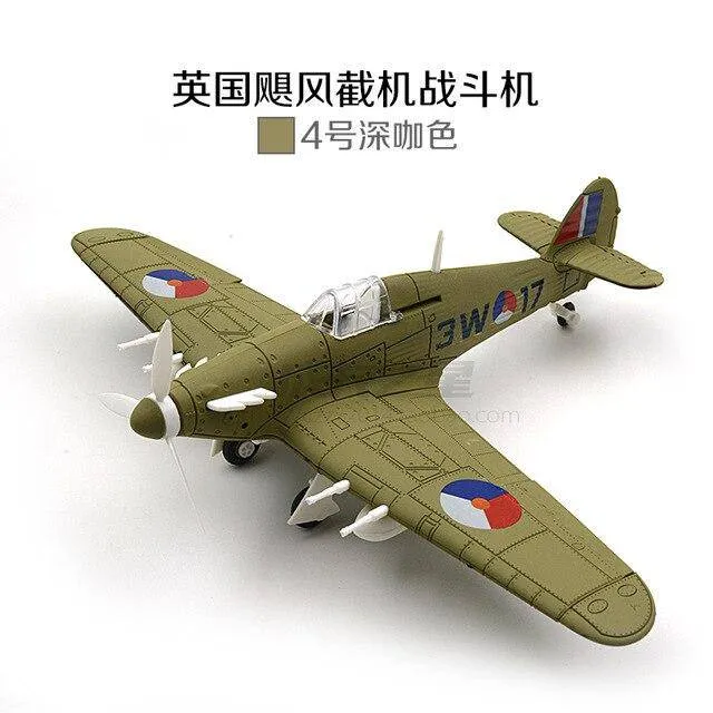 1/48 Scale Assemble Fighter Model Building Kit Military Toys WW2