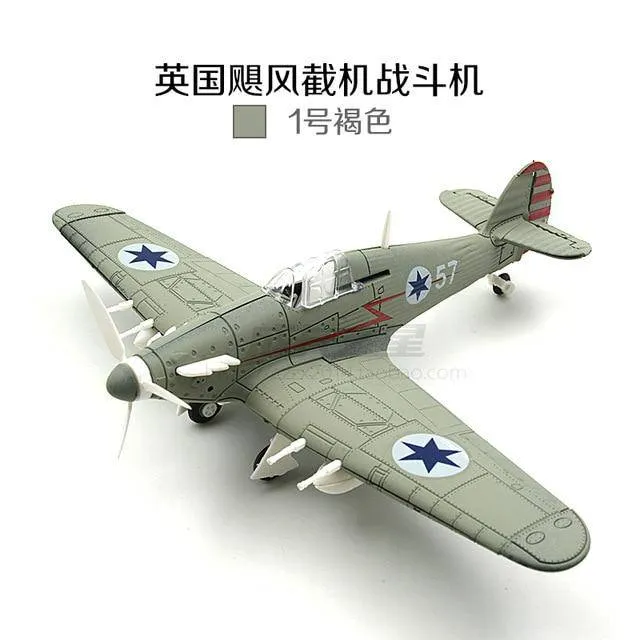 1/48 Scale Assemble Fighter Model Building Kit Military Toys WW2