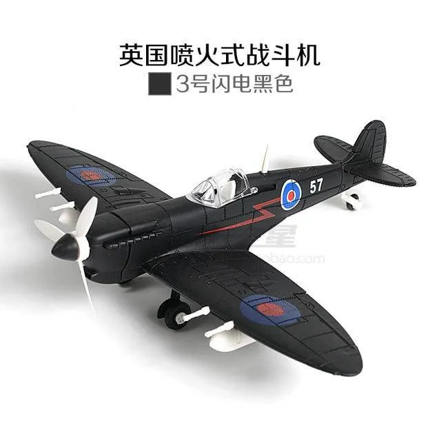 1/48 Scale Assemble Fighter Model Building Kit Military Toys WW2