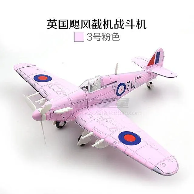 1/48 Scale Assemble Fighter Model Building Kit Military Toys WW2