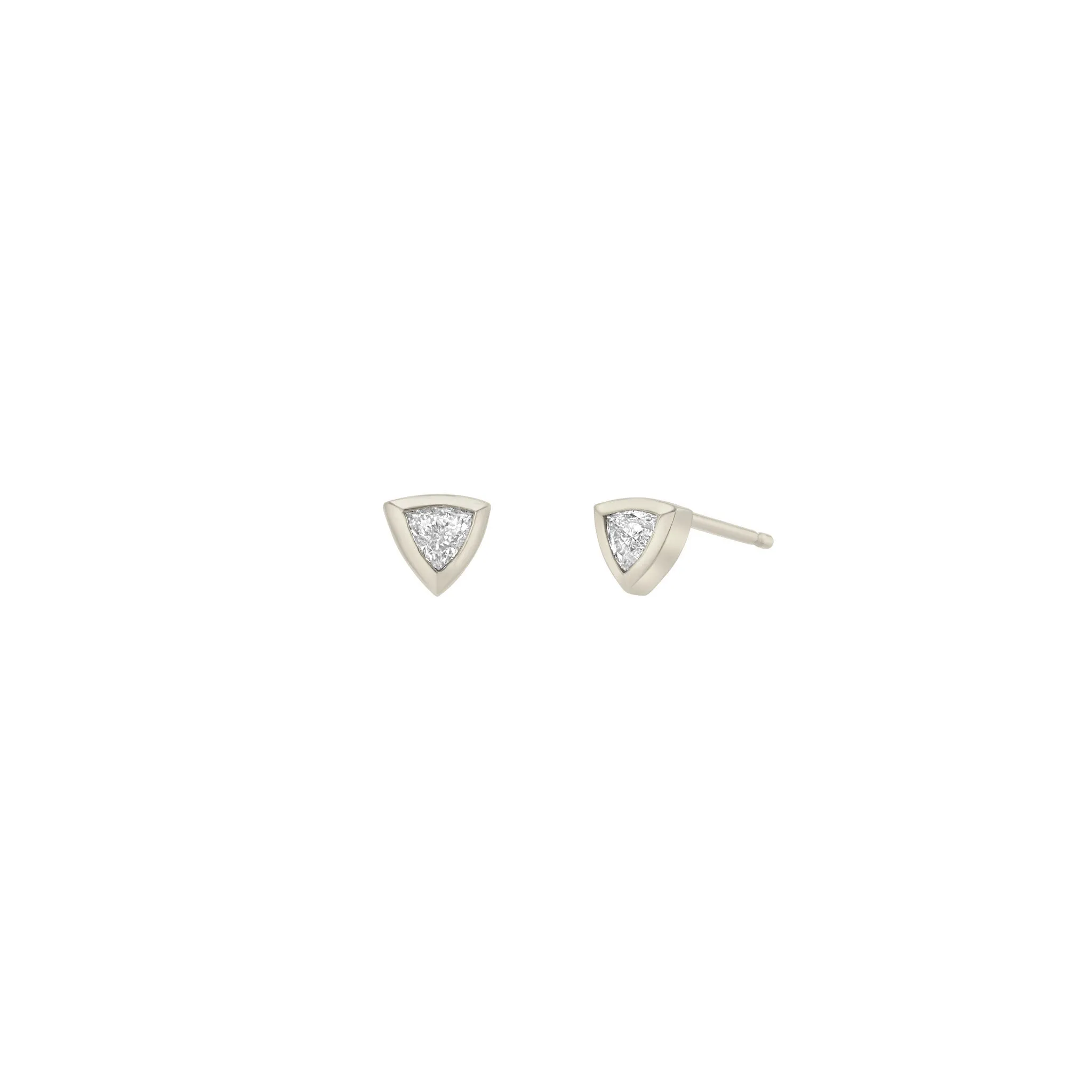 14k Trillion Diamond Studs