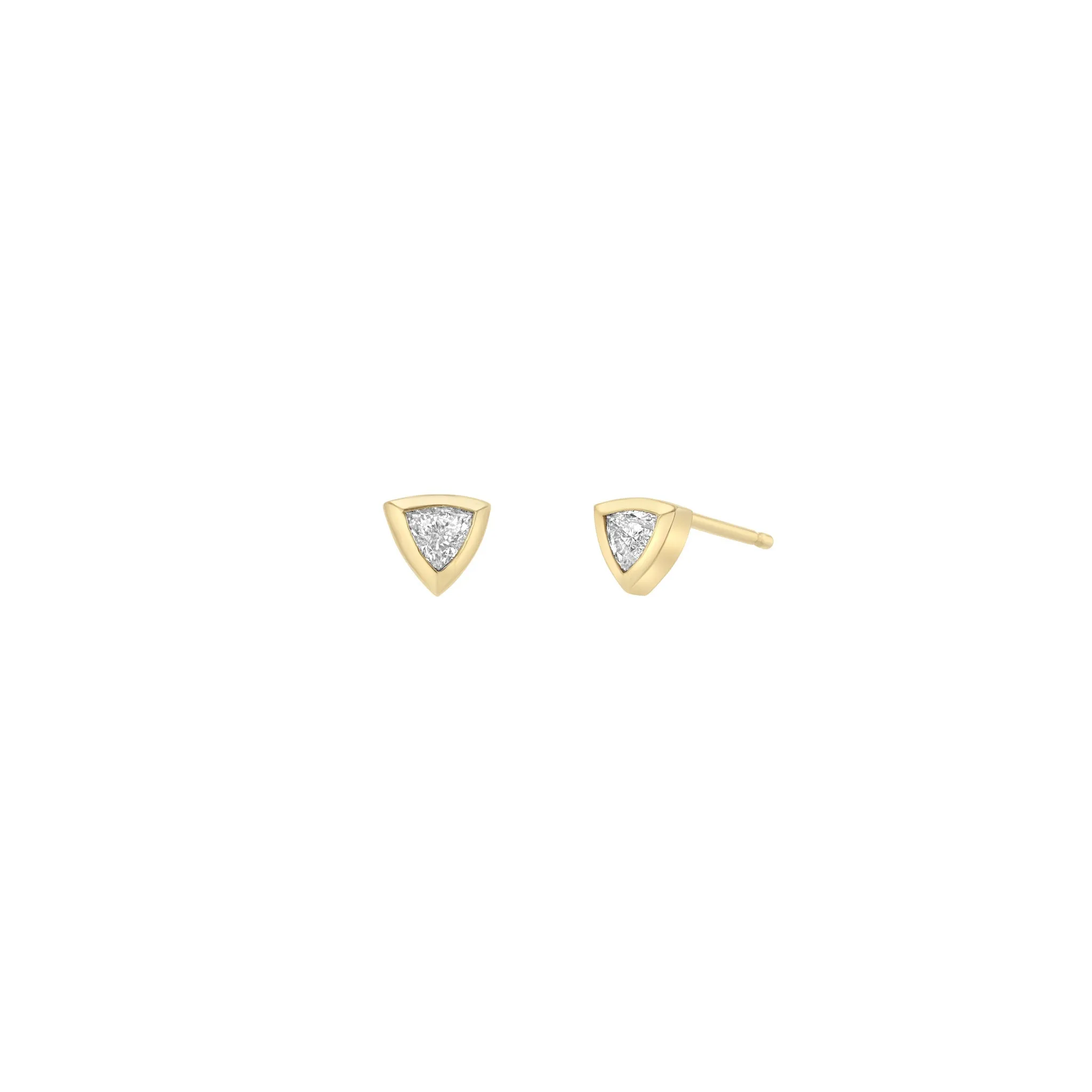 14k Trillion Diamond Studs