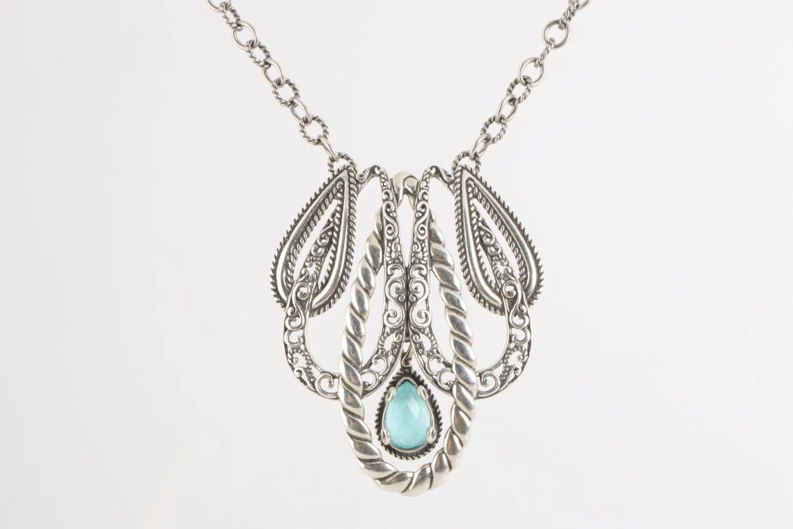 16" Carolyn Pollack 925 Silver Necklace (32.92g.)