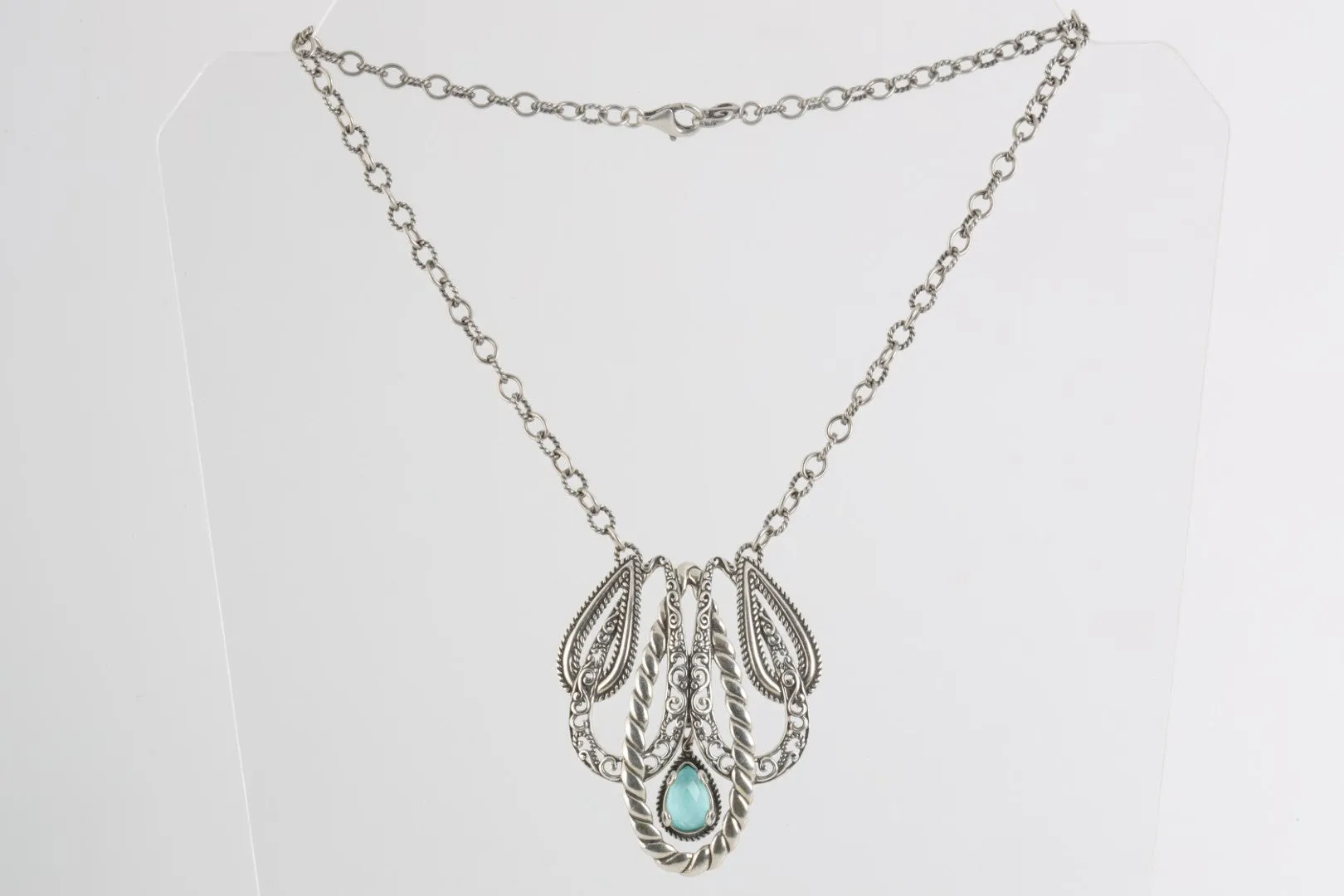 16" Carolyn Pollack 925 Silver Necklace (32.92g.)