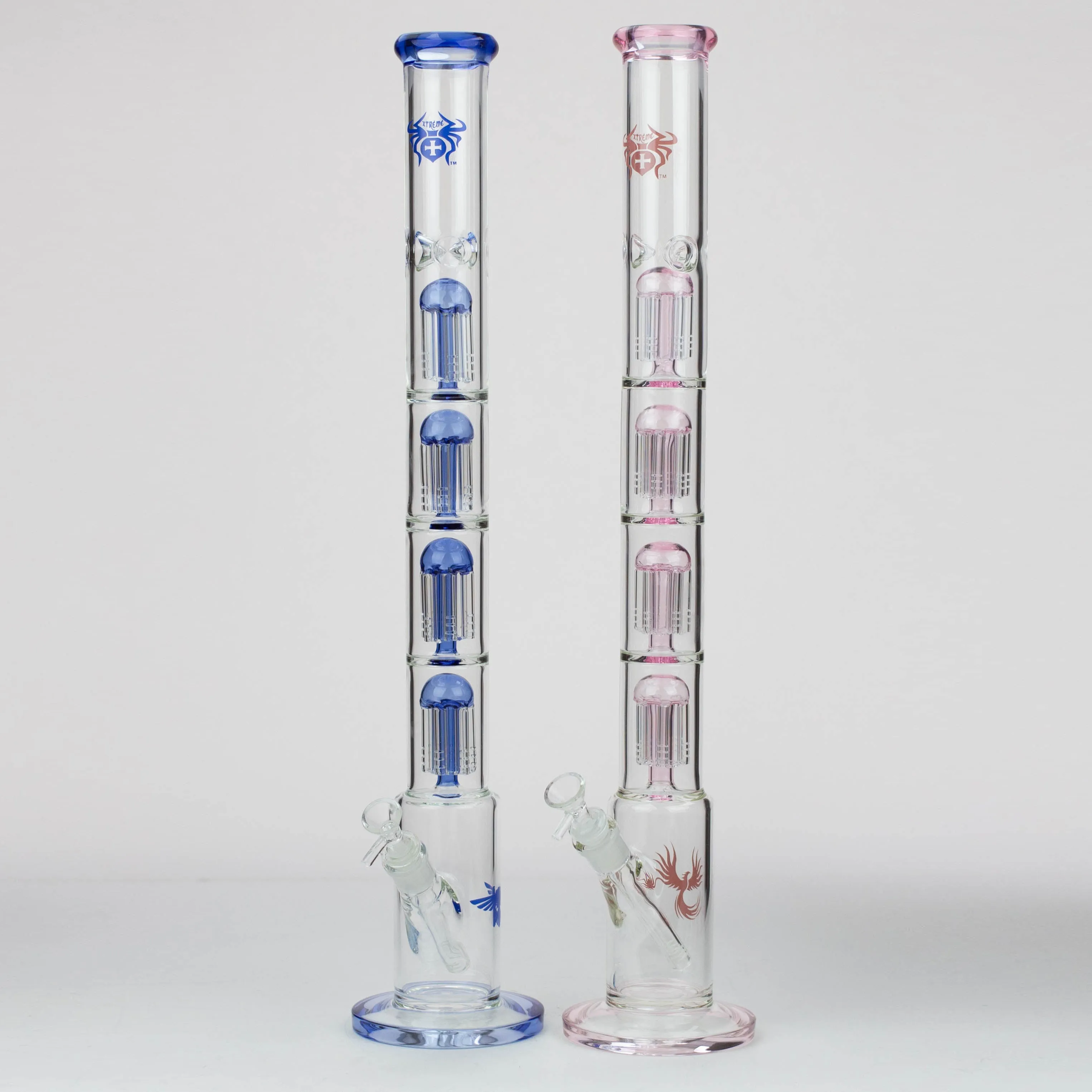 26" Xtreme Quad-percolator 7 mm Tube Bong