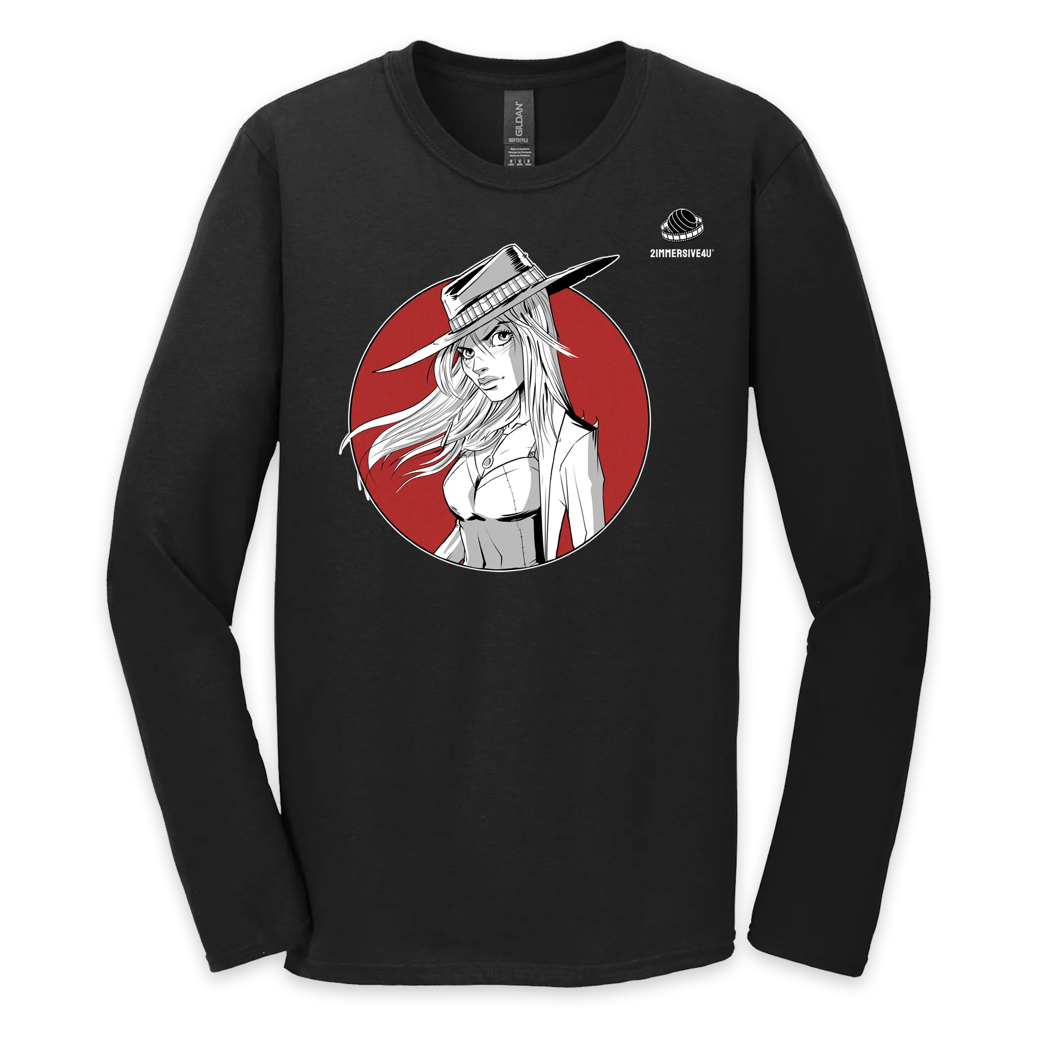 2Immersive4u - Cowgirl Long Sleeve T