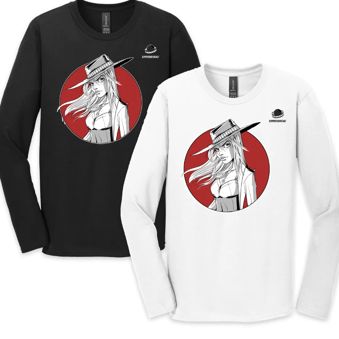 2Immersive4u - Cowgirl Long Sleeve T