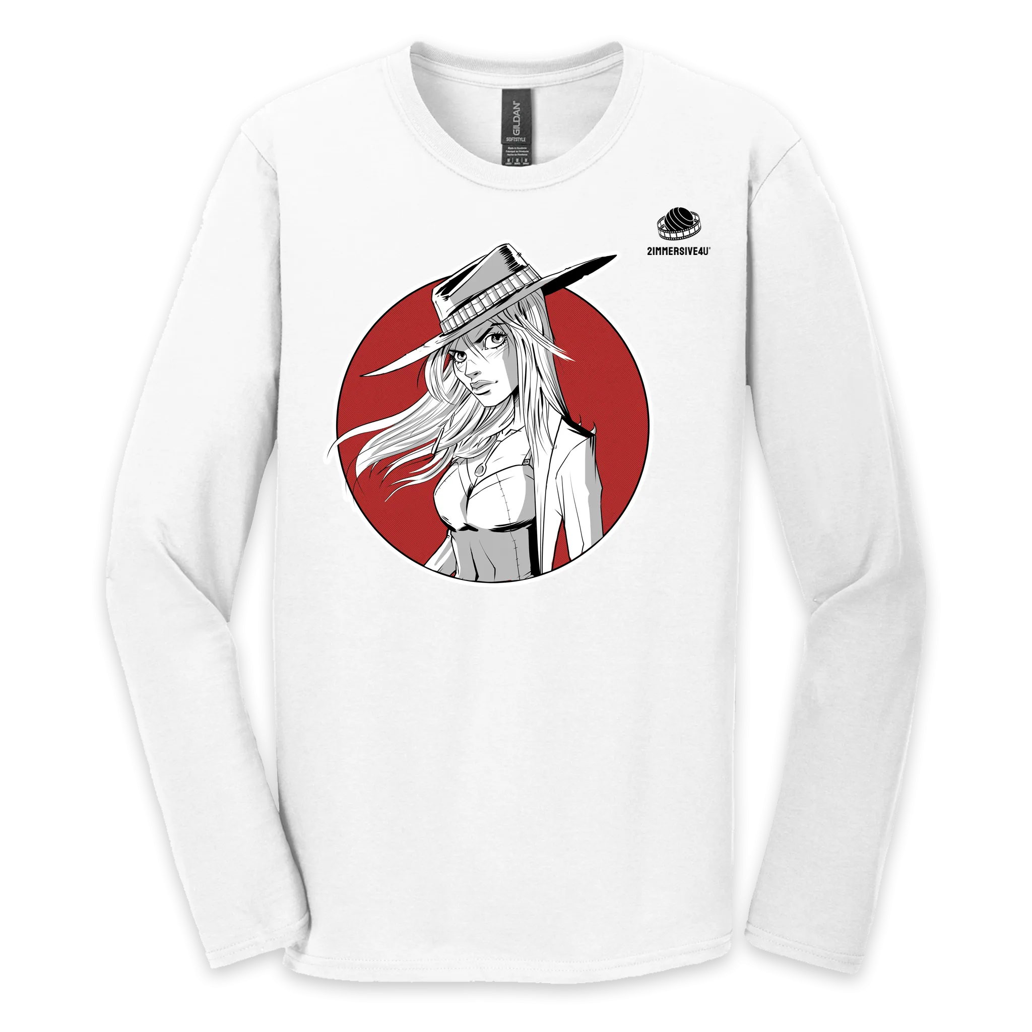 2Immersive4u - Cowgirl Long Sleeve T