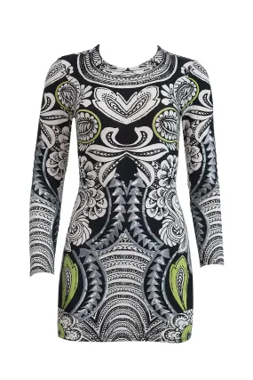 Abstract Bodycon Dress