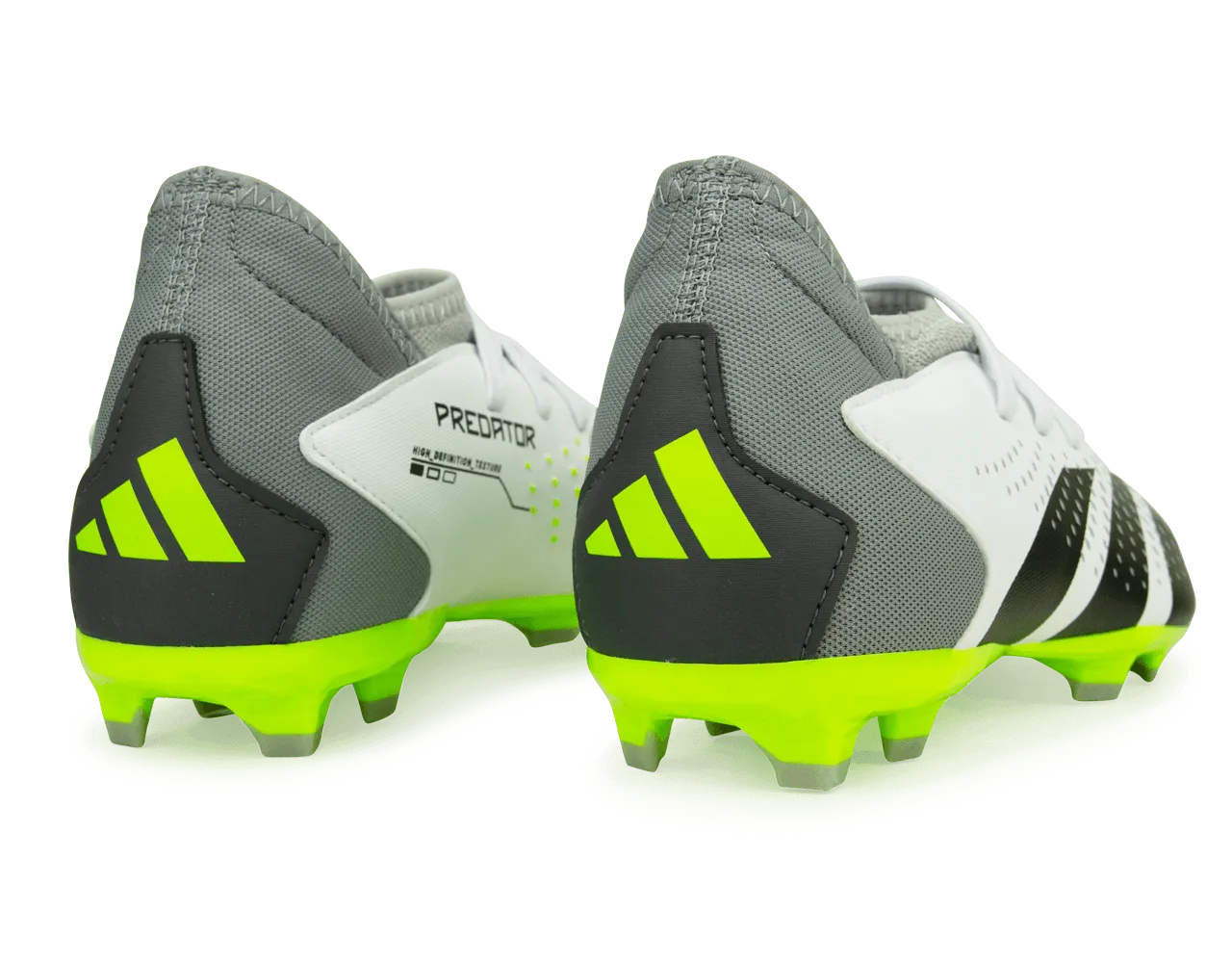 adidas Kids Predator Accuracy.3 FG White/Lucid Lemon