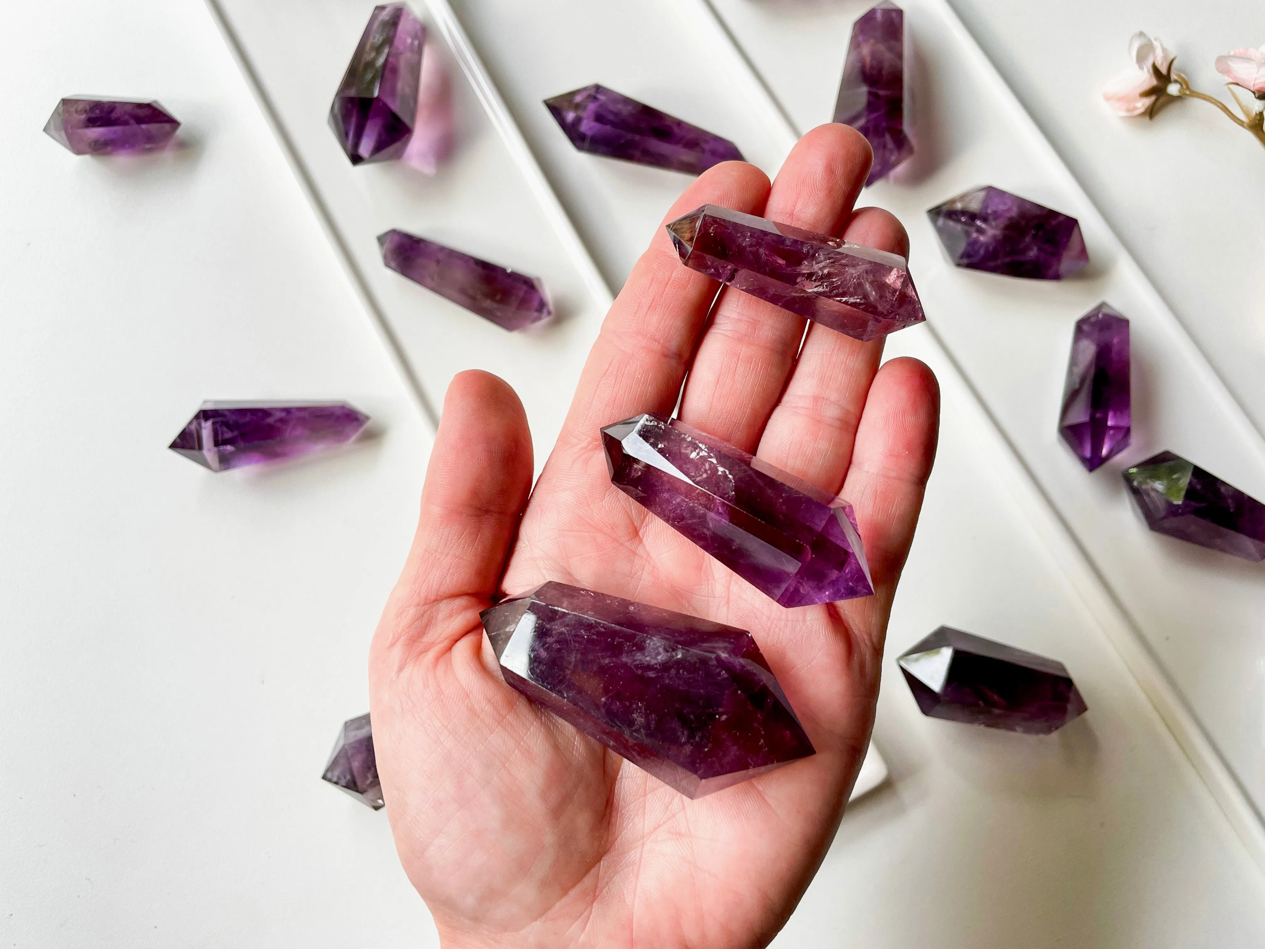 Amethyst Double Terminated Points