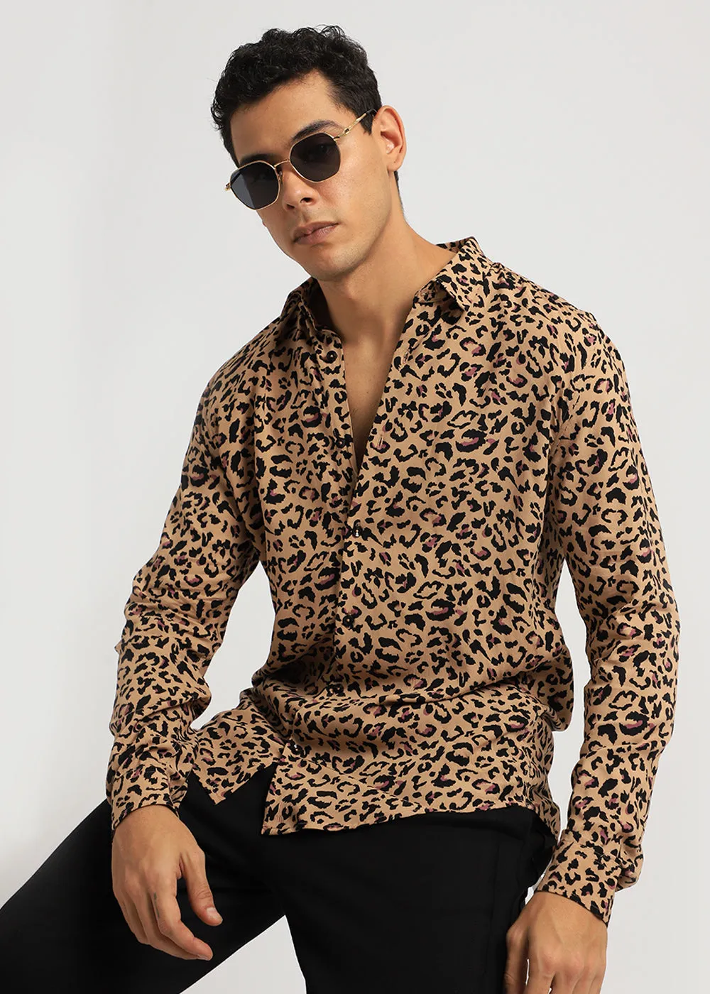 Animalistic Print Full sleeve shirt