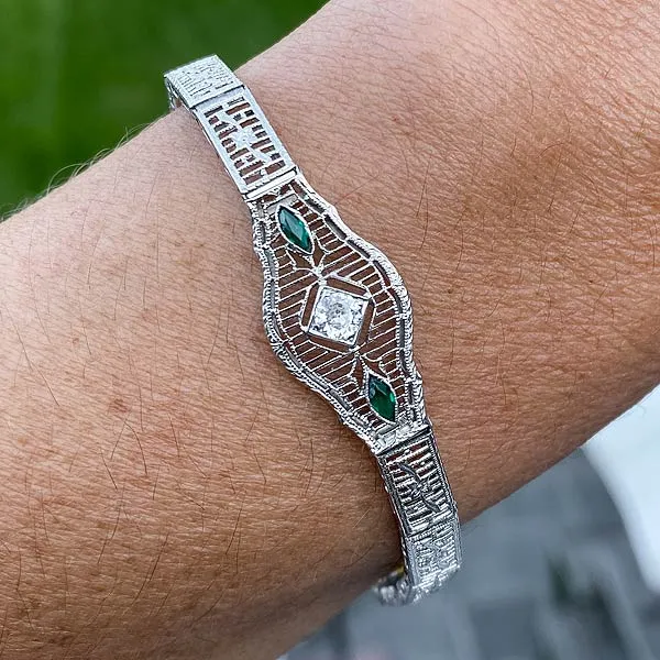 Art Deco Diamond Bracelet