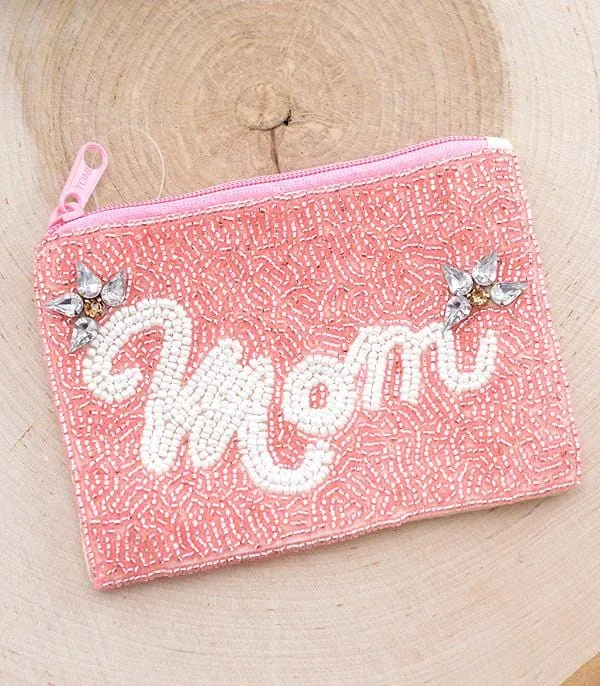 Beaded coin clutch   MOM