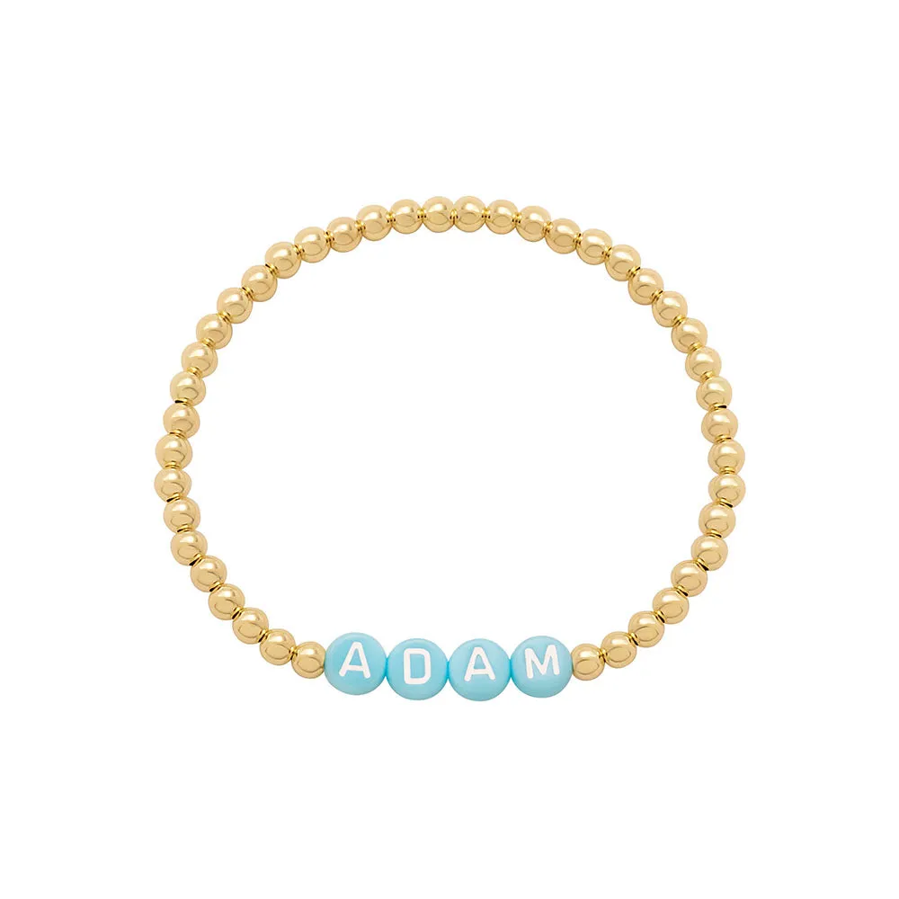 BLUE BEAD BRACELET