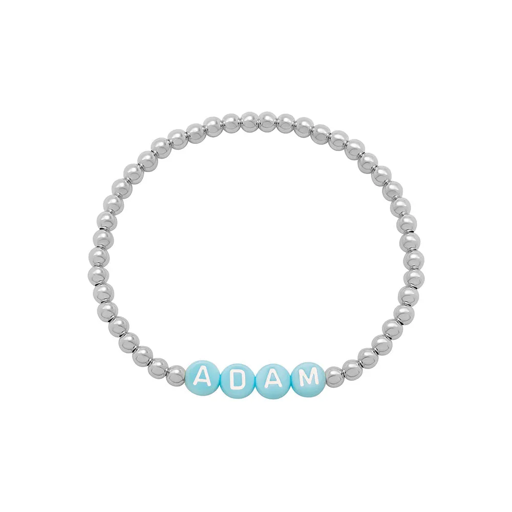 BLUE BEAD BRACELET