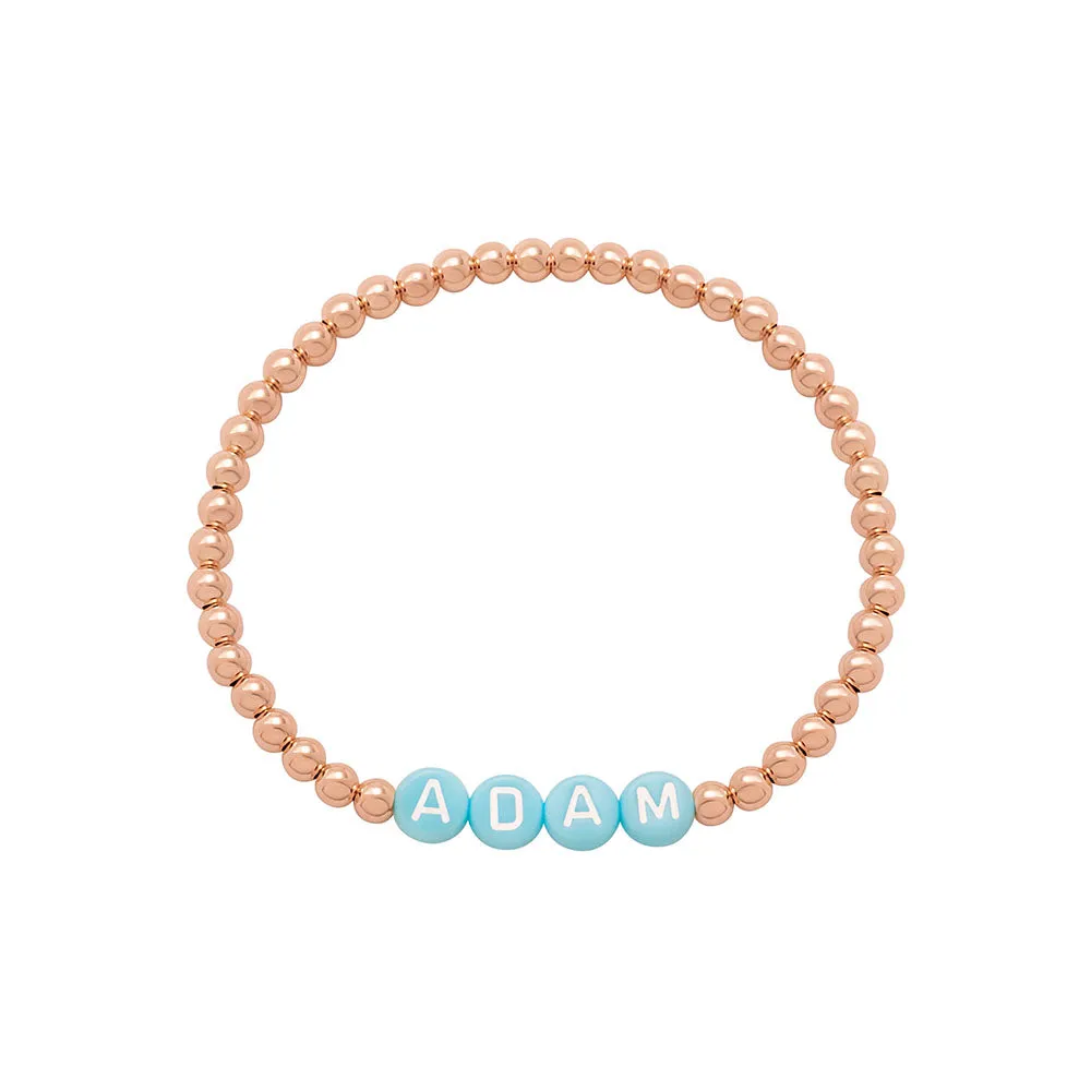 BLUE BEAD BRACELET