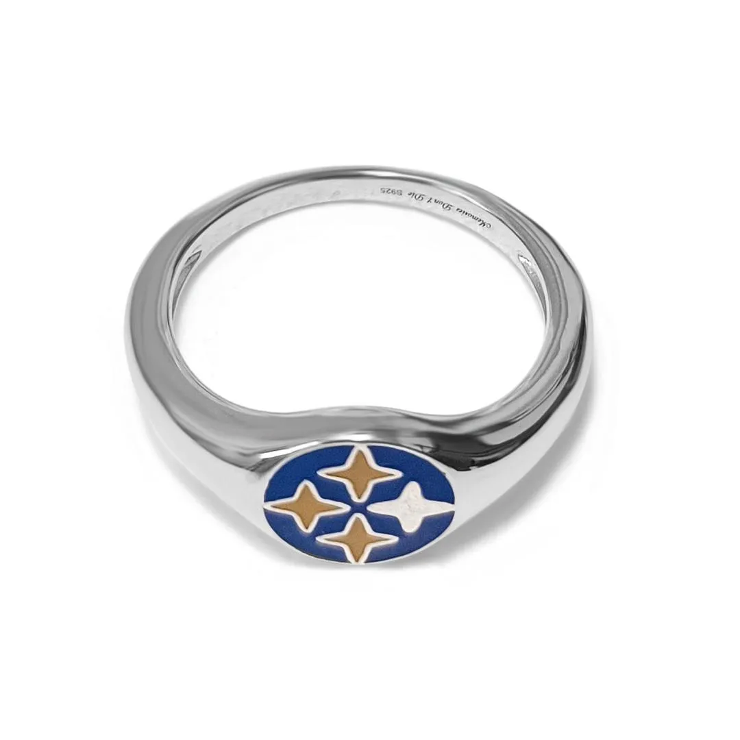 Blue Star Ring