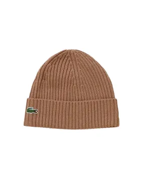 Cappello Beanie Lacoste Marrone