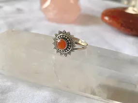 Carnelian Evanora Ring