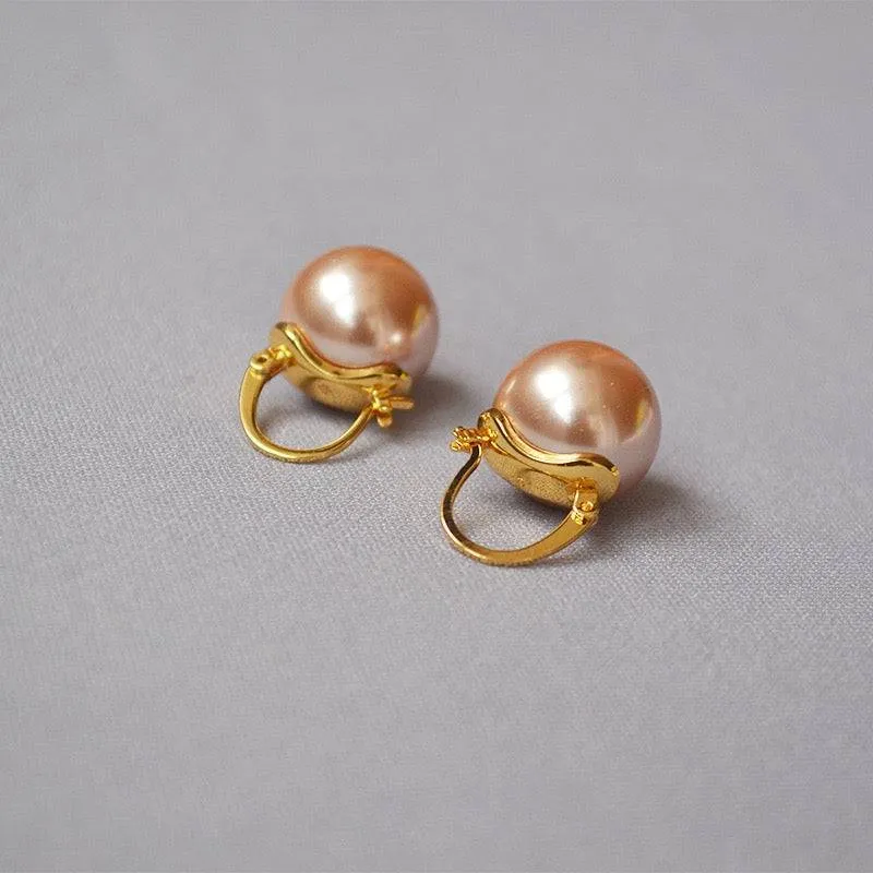 Celine Pearl Earrings Man-made Pearls