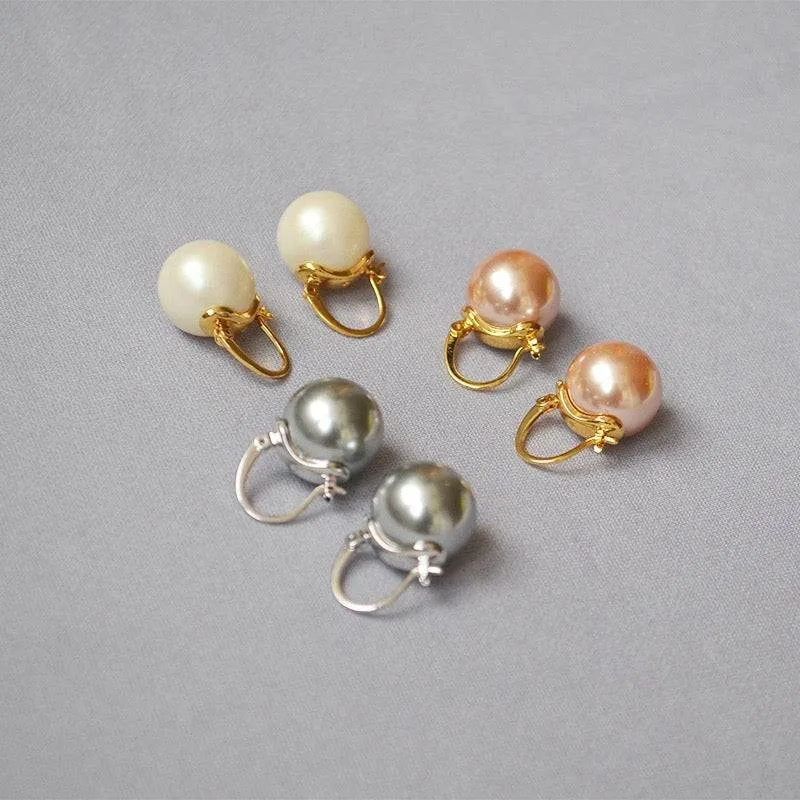 Celine Pearl Earrings Man-made Pearls