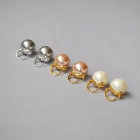 Celine Pearl Earrings Man-made Pearls