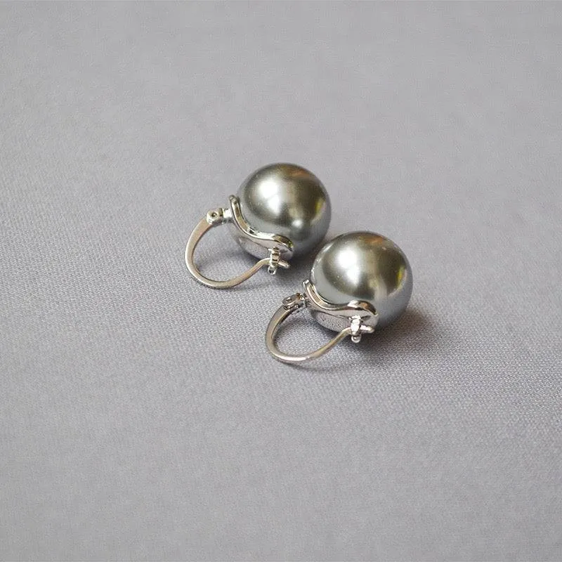 Celine Pearl Earrings Man-made Pearls