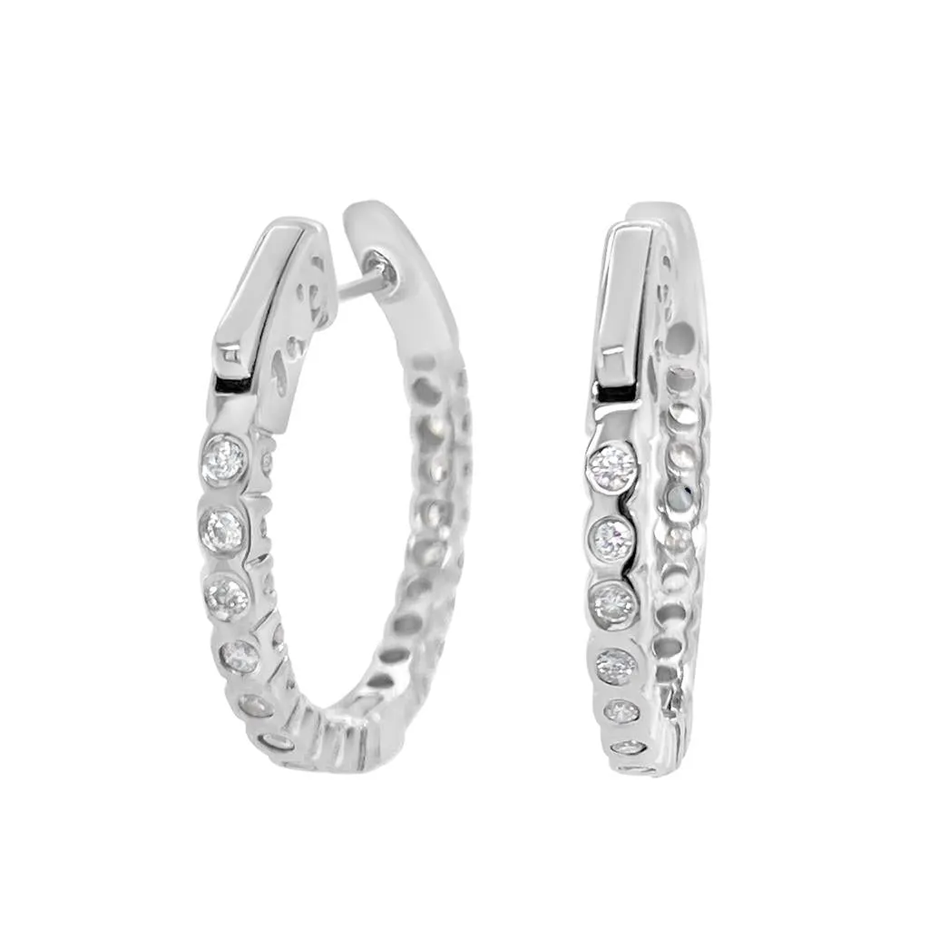 Clara by Martin Binder Diamond Hoop Earrings (1.45 ct. tw.)