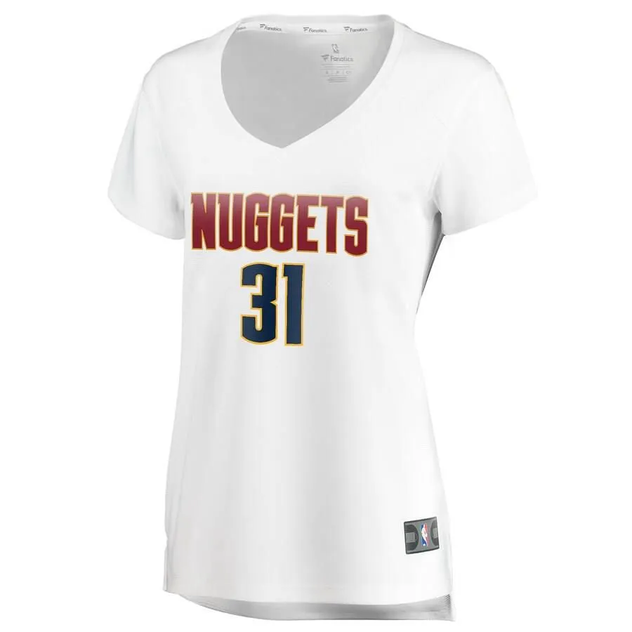 Denver Nuggets Vlatko Cancar Fanatics Branded Replica Fast Break Association Jersey Womens - White | Ireland Y5377V7