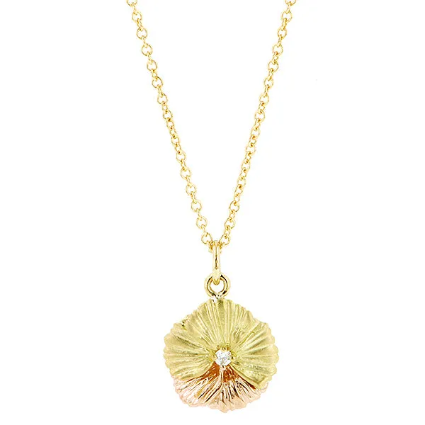 Diamond Pansy Necklace- Heirloom by Doyle & Doyle