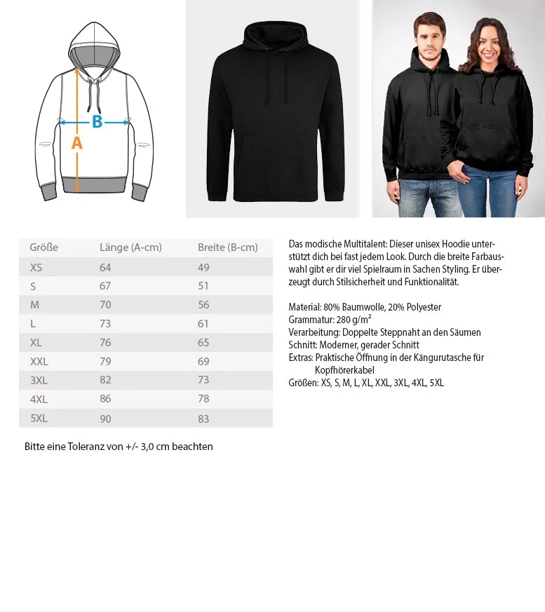 Die vier Jahreszeiten Angrillen Ernte Abgrillen Glühwein  - Unisex Kapuzenpullover Hoodie