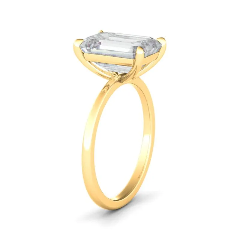 Emerald Cut Diamond Ring