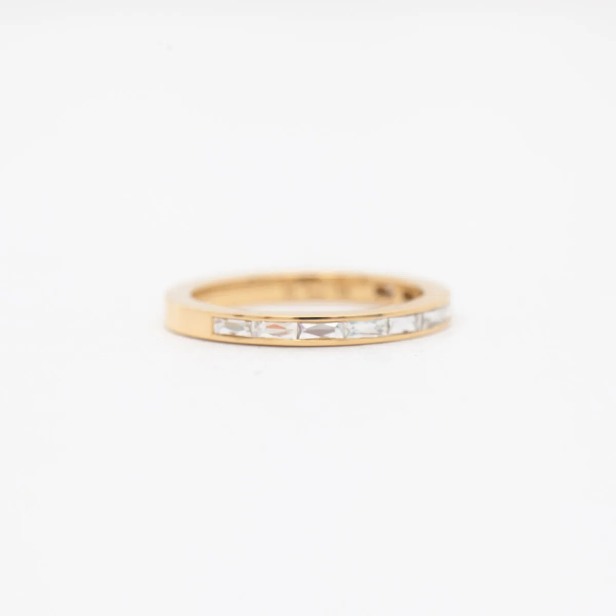 Emma French-Cut Half Eternity Band