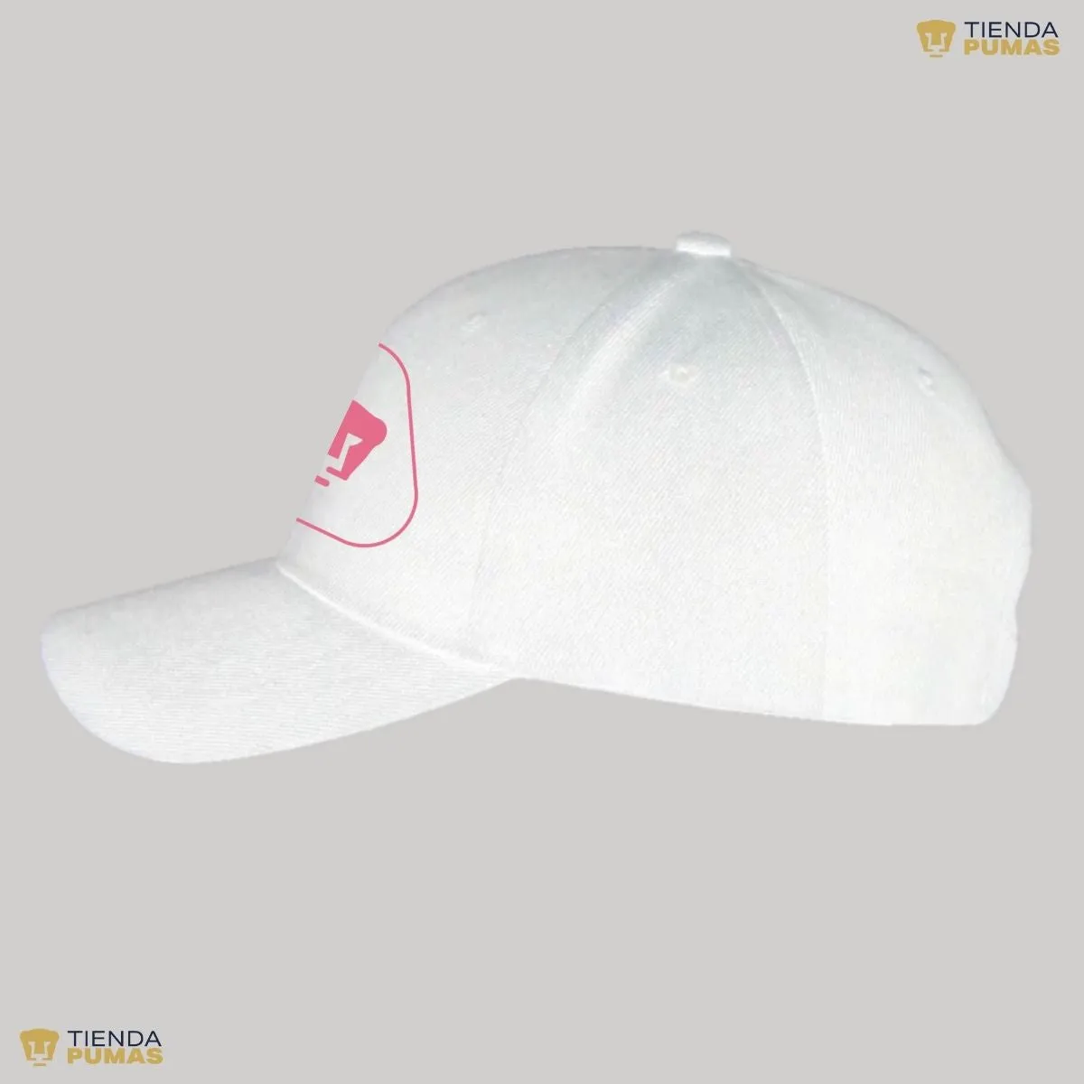 Gorra Pumas UNAM Hombre Mujer Ajustable Emblema Rosa 7 Vinil