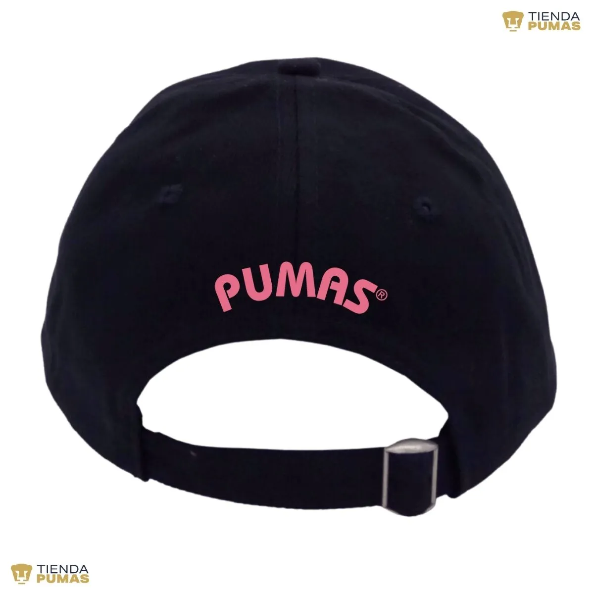 Gorra Pumas UNAM Hombre Mujer Ajustable Emblema Rosa 7 Vinil