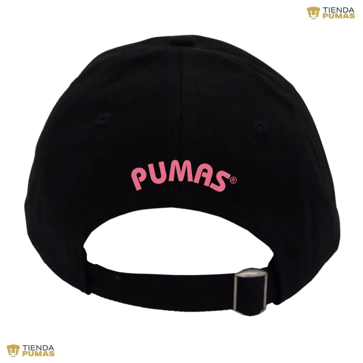 Gorra Pumas UNAM Hombre Mujer Ajustable Emblema Rosa 7 Vinil