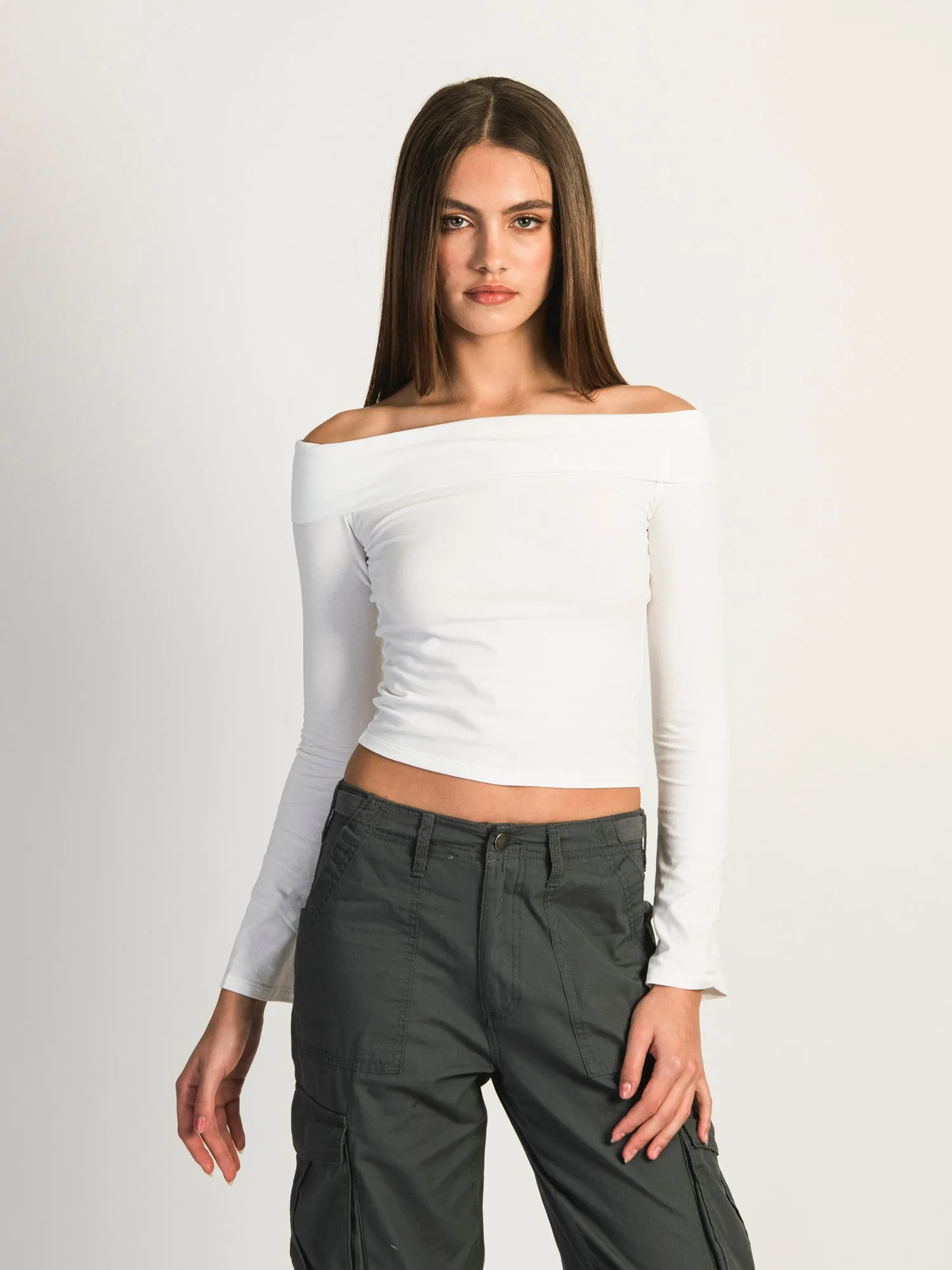 HARLOW KAITLYN LONG SLEEVE - WHITE