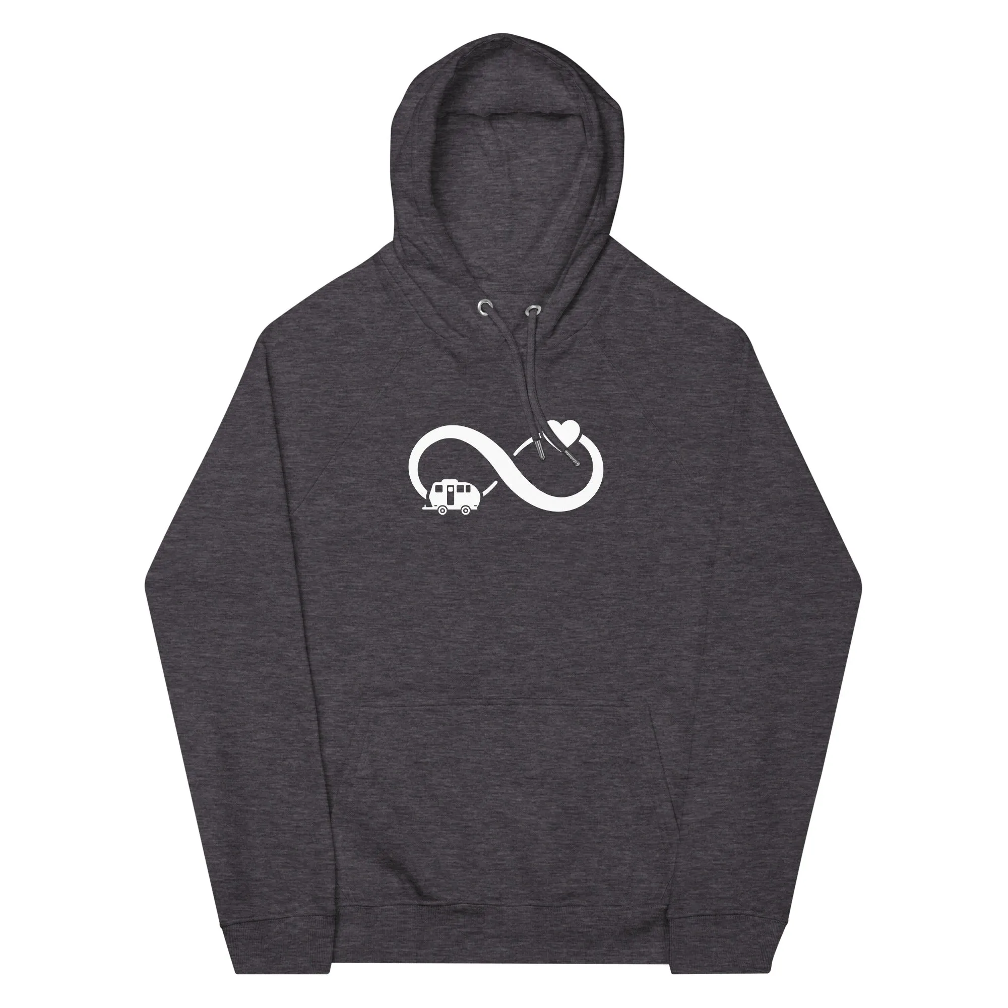 Infinity Heart and Camping 2 - Unisex Premium Organic Hoodie