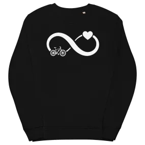 Infinity Heart and E-Bike - Unisex Premium Organic Sweatshirt