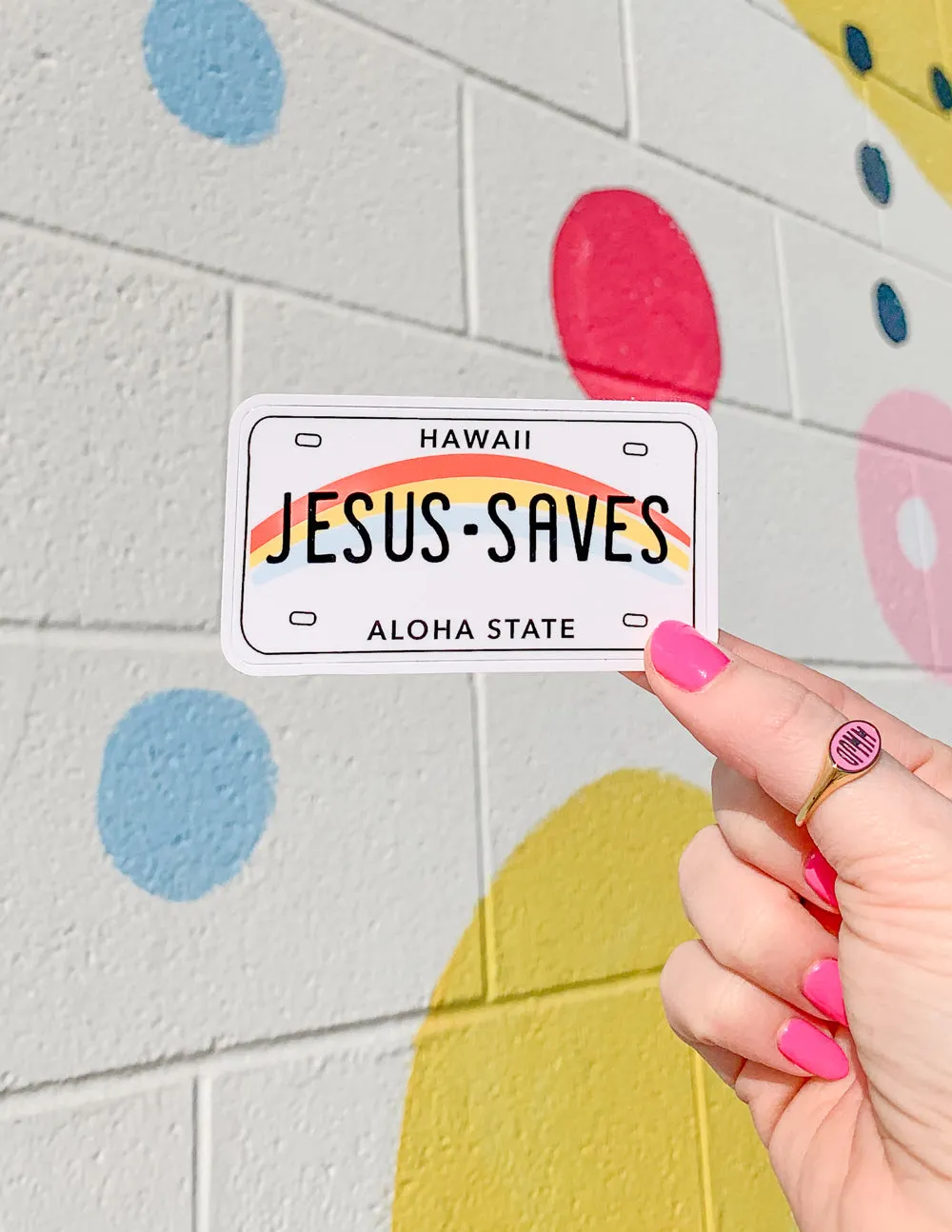 Jesus Saves Sticker