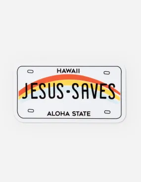 Jesus Saves Sticker