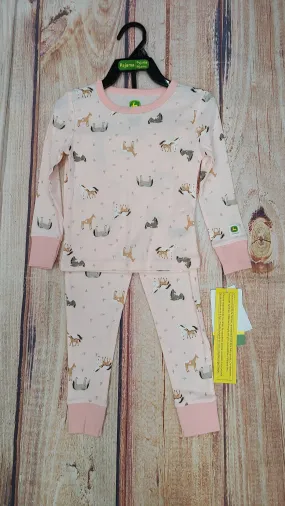 JOHN DEERE GIRLS HORSE PASTURE PJ SET