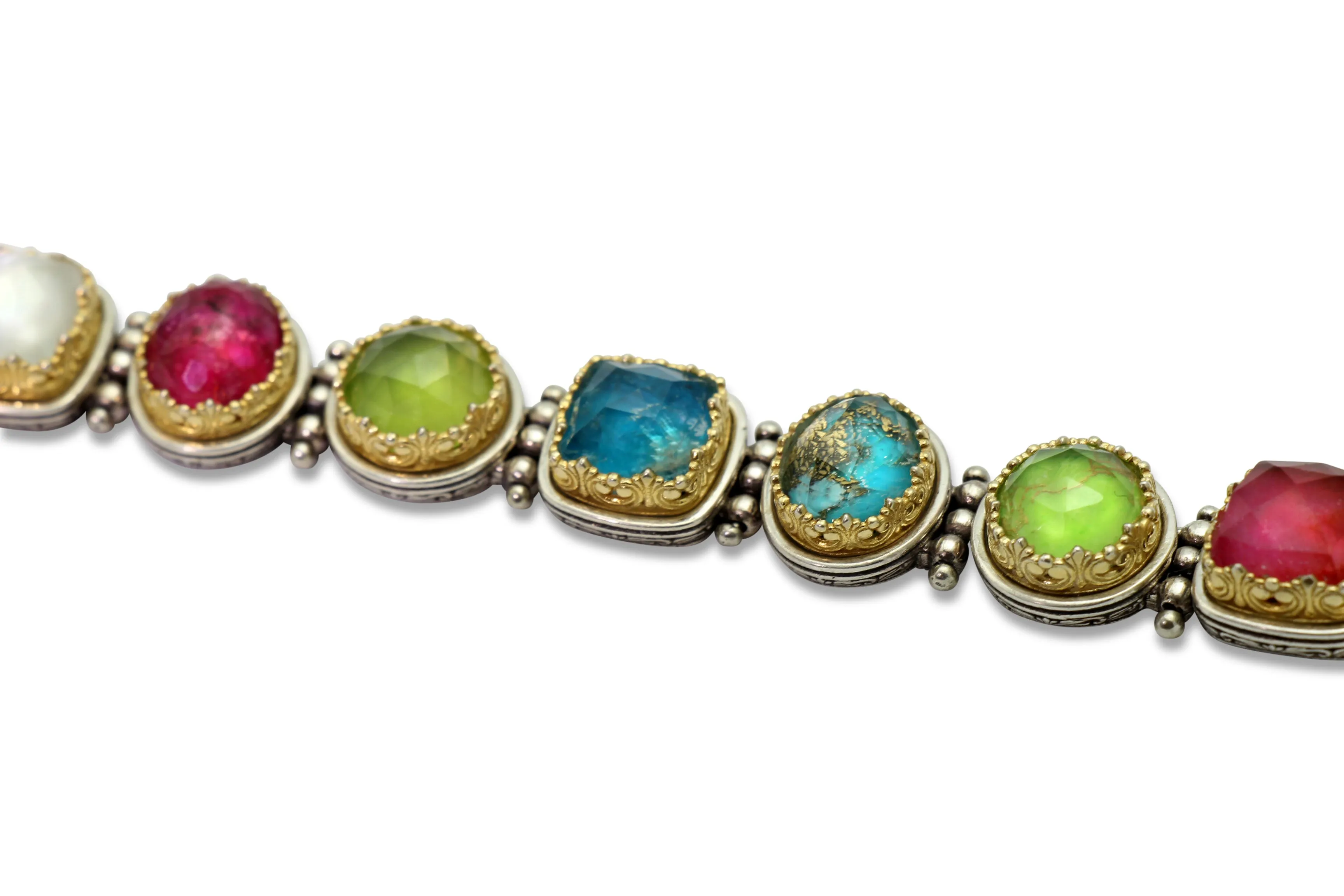 Karameles - Banquet Silver & Gold Bracelet