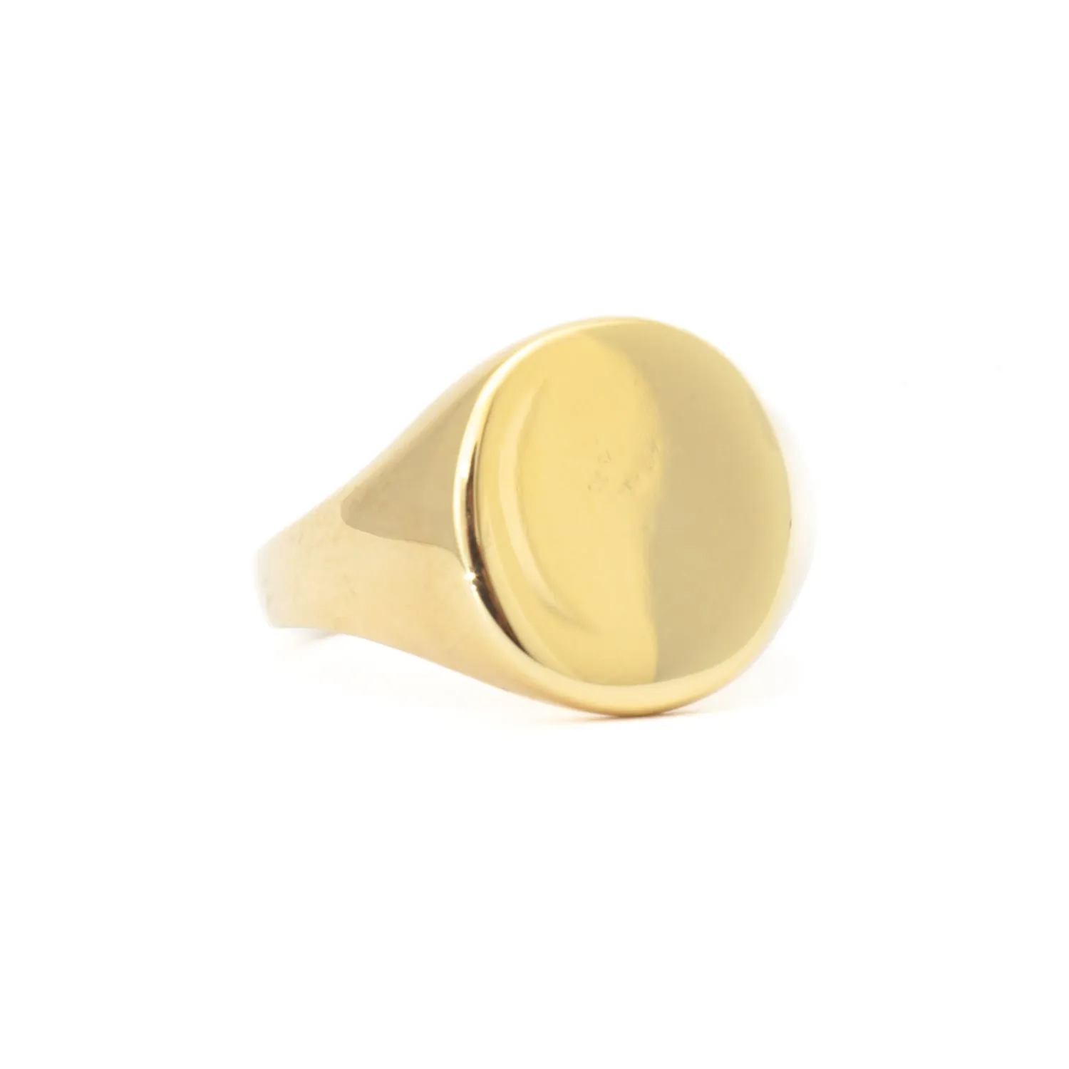 Medium Round Signet Ring