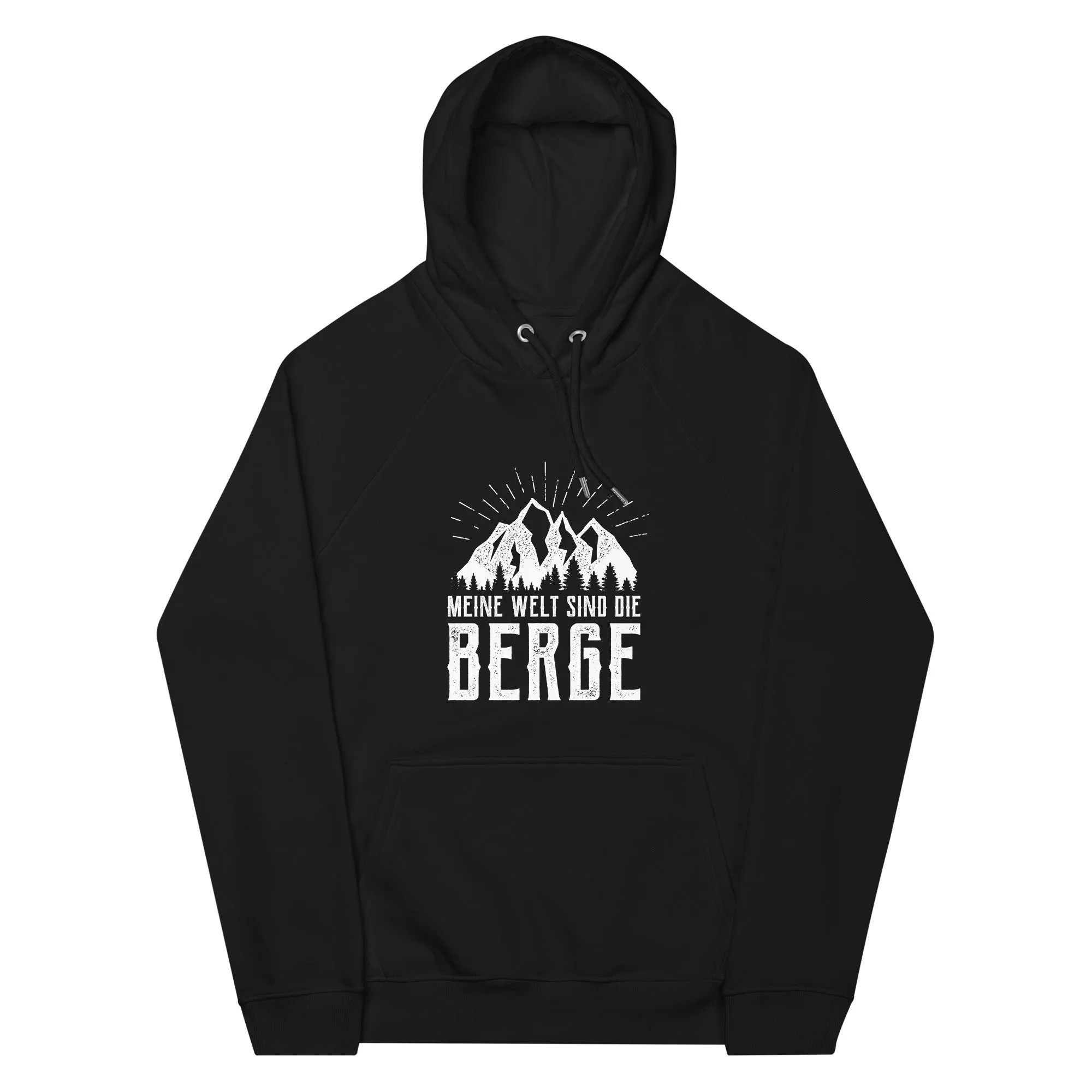 Meine Welt sind die Berge - Unisex Premium Organic Hoodie