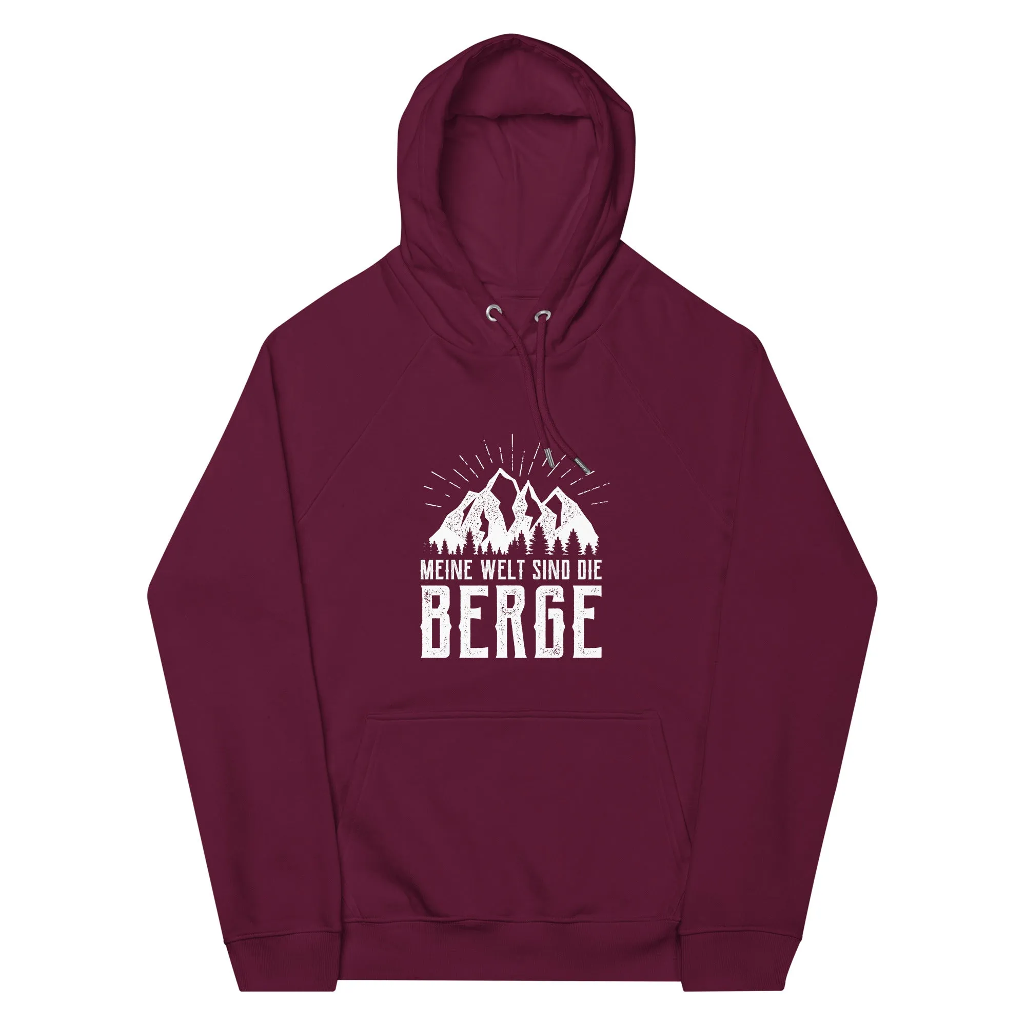 Meine Welt sind die Berge - Unisex Premium Organic Hoodie