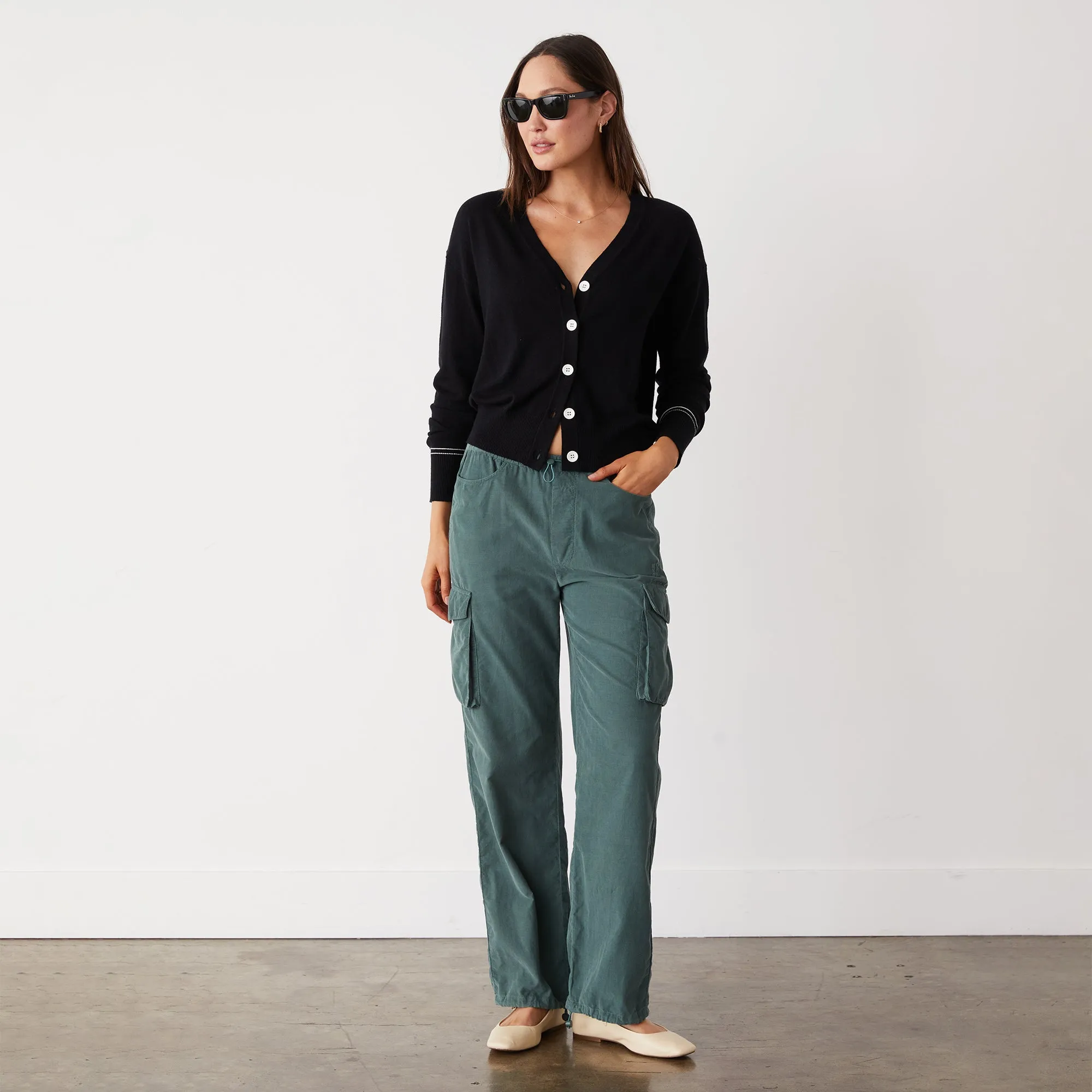 Mini Corduroy Parachute Pant