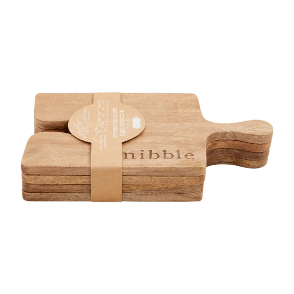 Mud Pie Interlocking Serving Board Set